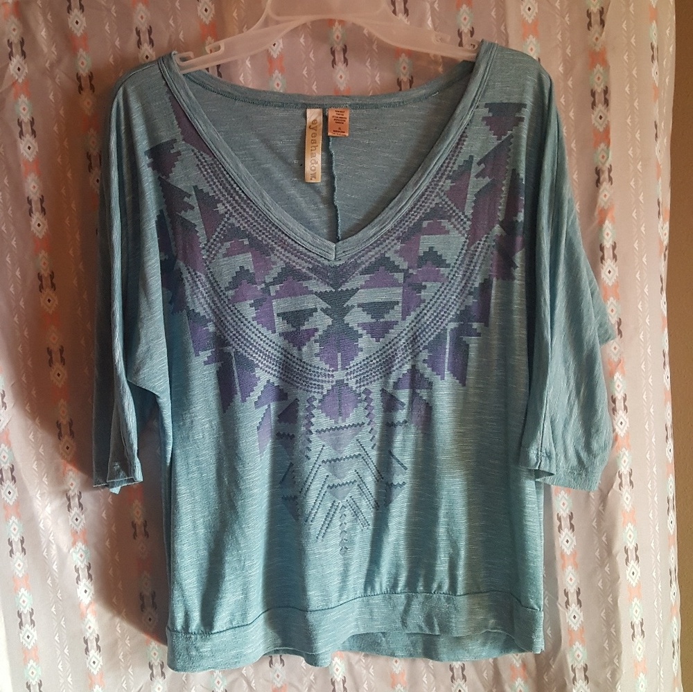 Turqoise free spirit top